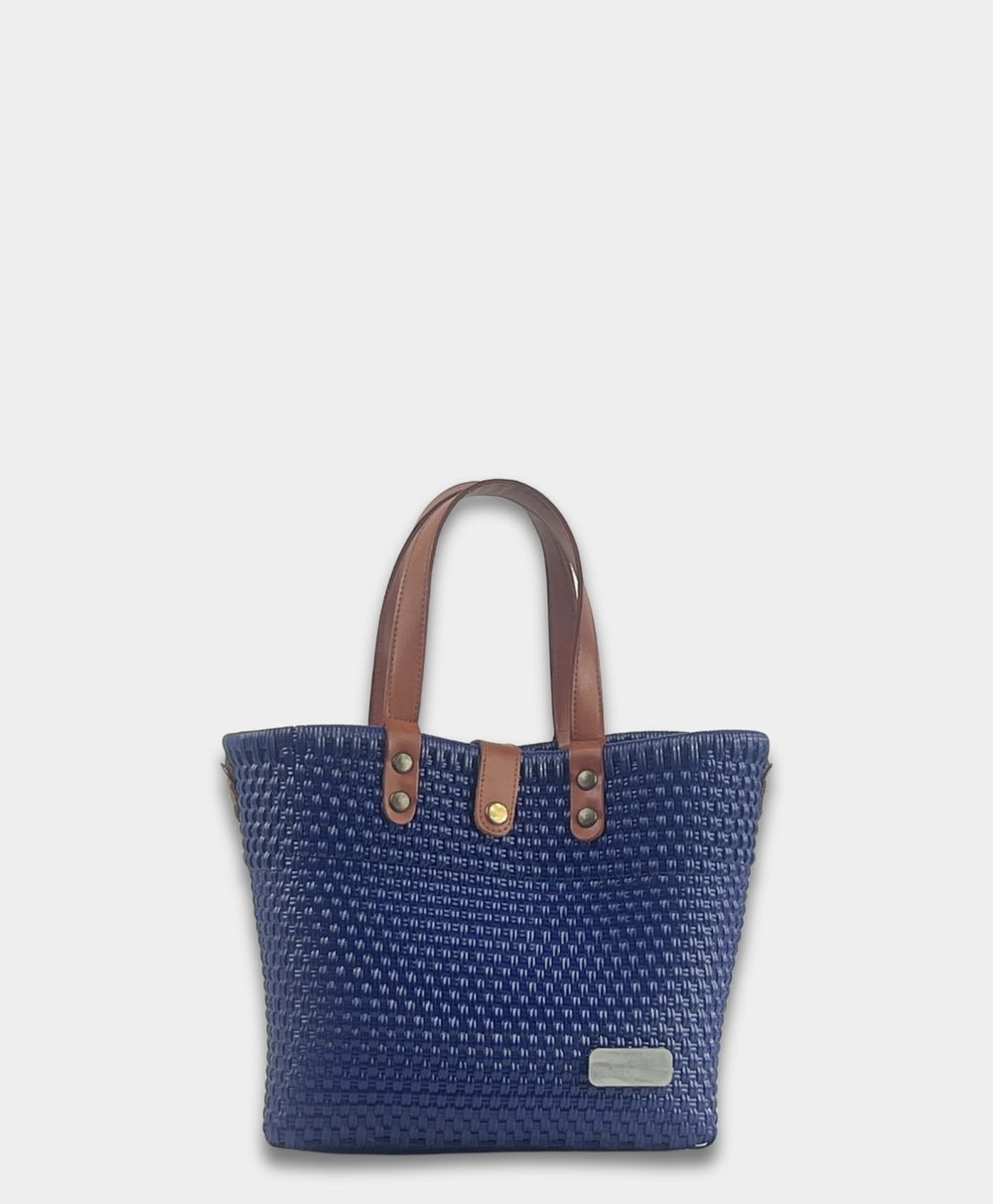 Sofia Navy Crossbody – Eco-Friendly Upcycled Handbag