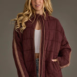 Soft Quilted Jacket | Dark Brown - Juli's Wearable Art