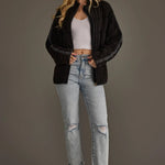 Soft Quilted Jacket | Faded Black - Juli's Wearable Art