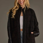 Soft Quilted Jacket | Faded Black - Juli's Wearable Art