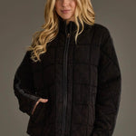 Soft Quilted Jacket | Faded Black - Juli's Wearable Art