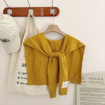 Solid Color Knitted Knotted Shawls – Casual & Cozy - Juli's Wearable Art
