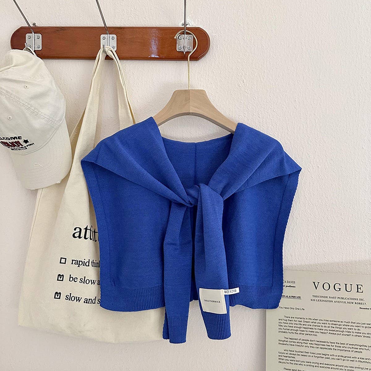 Solid Color Knitted Knotted Shawls–Casual & Cozy - Juli's Wearable Art