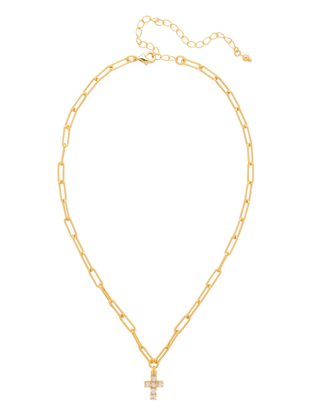 Sorrelli Carly Cross Pendant Necklace | Crystal