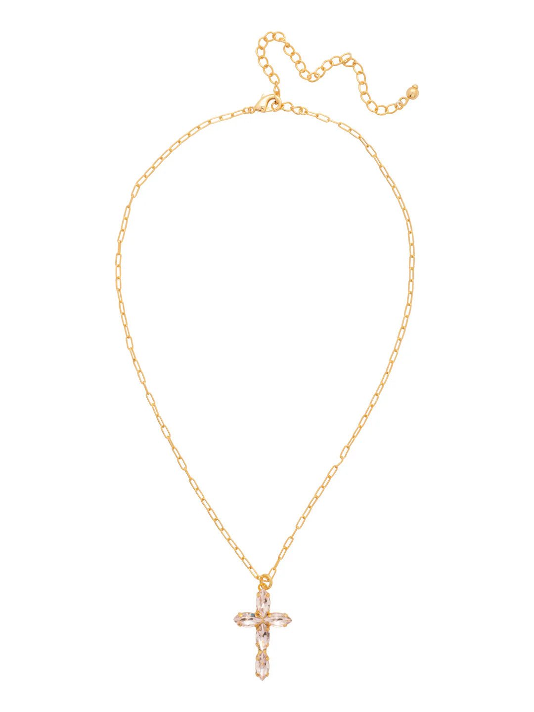 Sorrelli Clarissa Cross Pendant Necklace | Silk