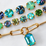 Sorrelli Nia Pendant Necklace | Summer Blue Delight | Gold - Juli's Wearable Art