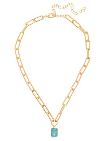 Sorrelli Nia Pendant Necklace | Summer Blue Delight | Gold - Juli's Wearable Art