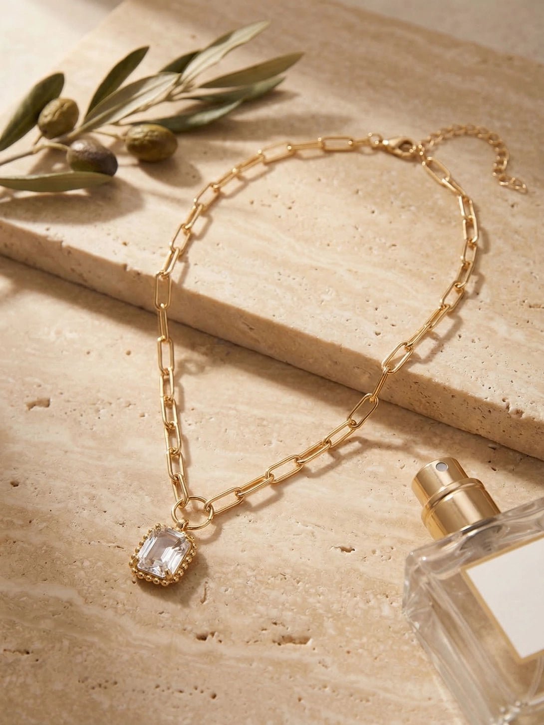 Sorrelli Octavia Scalloped Pendant Necklace | Crystal