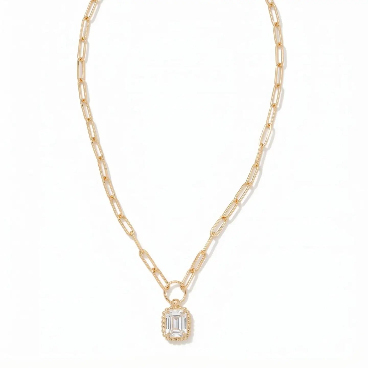 Sorrelli Octavia Scalloped Pendant Necklace | Crystal