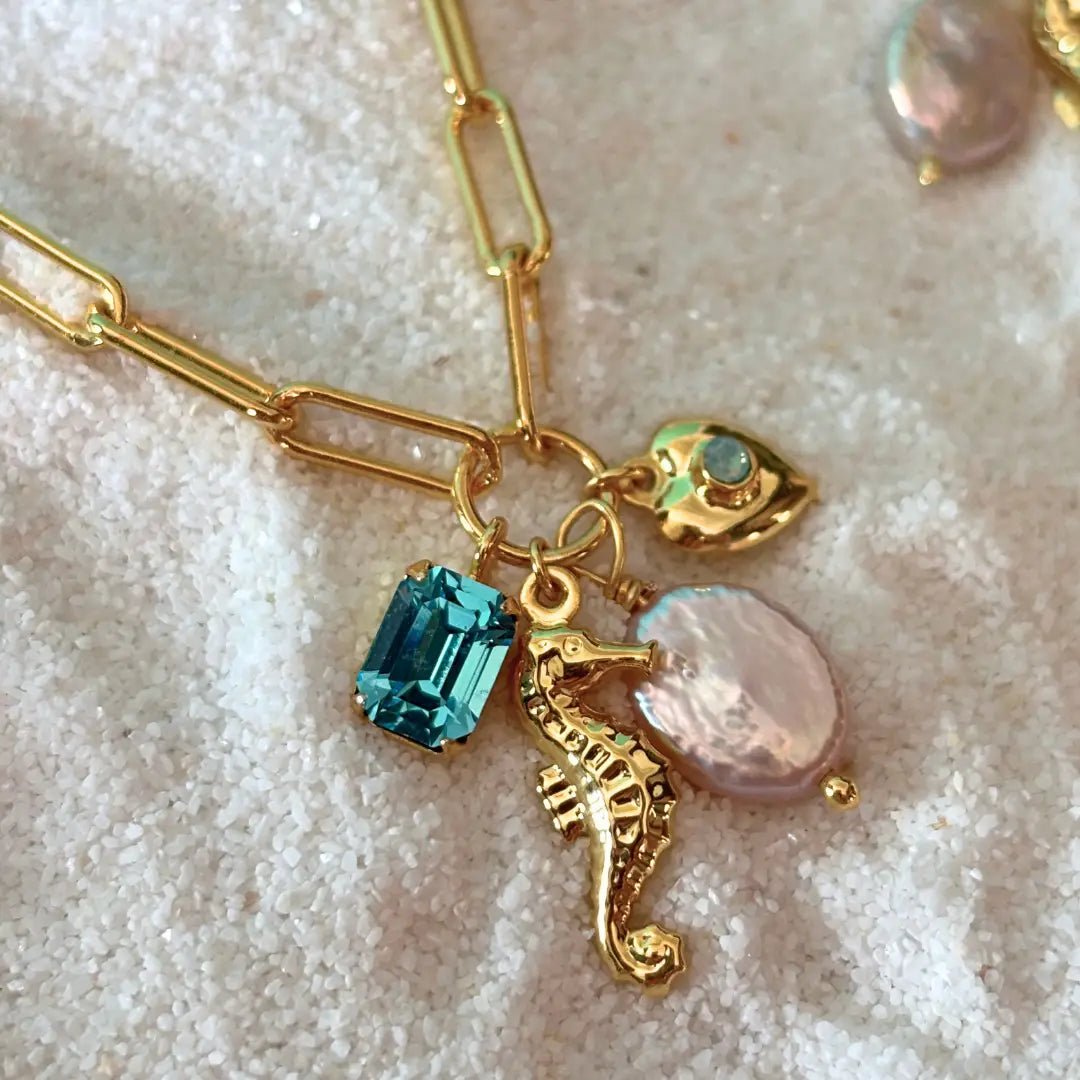 Sorrelli Seahorse Charm Necklace | Coastal Dreams - Juli's Wearable Art
