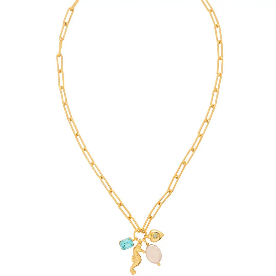 Sorrelli Seahorse Charm Necklace | Coastal Dreams - Juli's Wearable Art