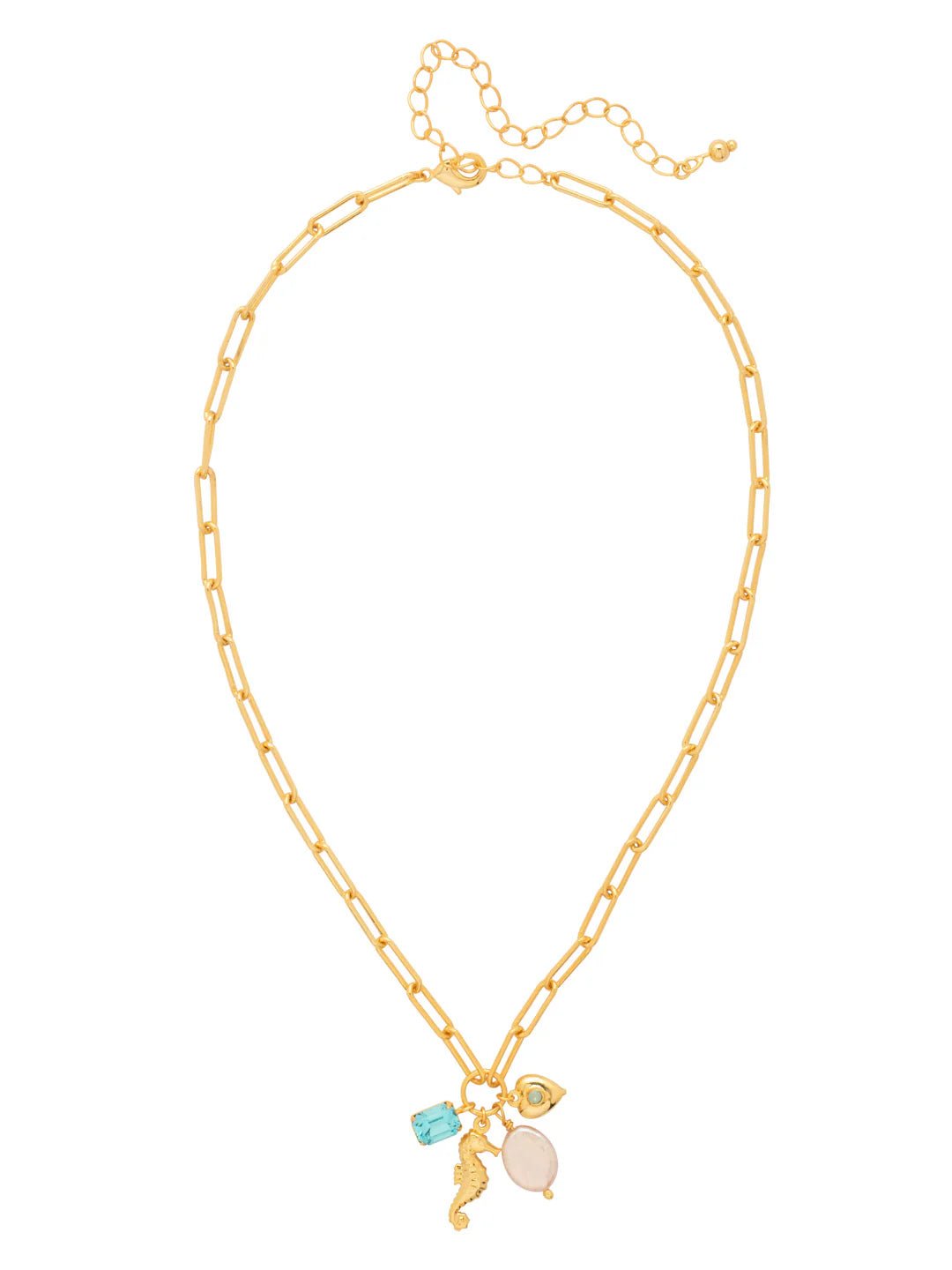 Sorrelli Seahorse Charm Pendant Necklace | Coastal Dreams - Juli's Wearable Art