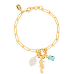 Sorrelli Seahorse Charm Tennis Bracelet | Coastal Dreams - Juli's Wearable Art