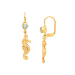 Sorrelli Seahorse Studded Dangle Earrings | Coastal Dreams - Juli's Wearable Art