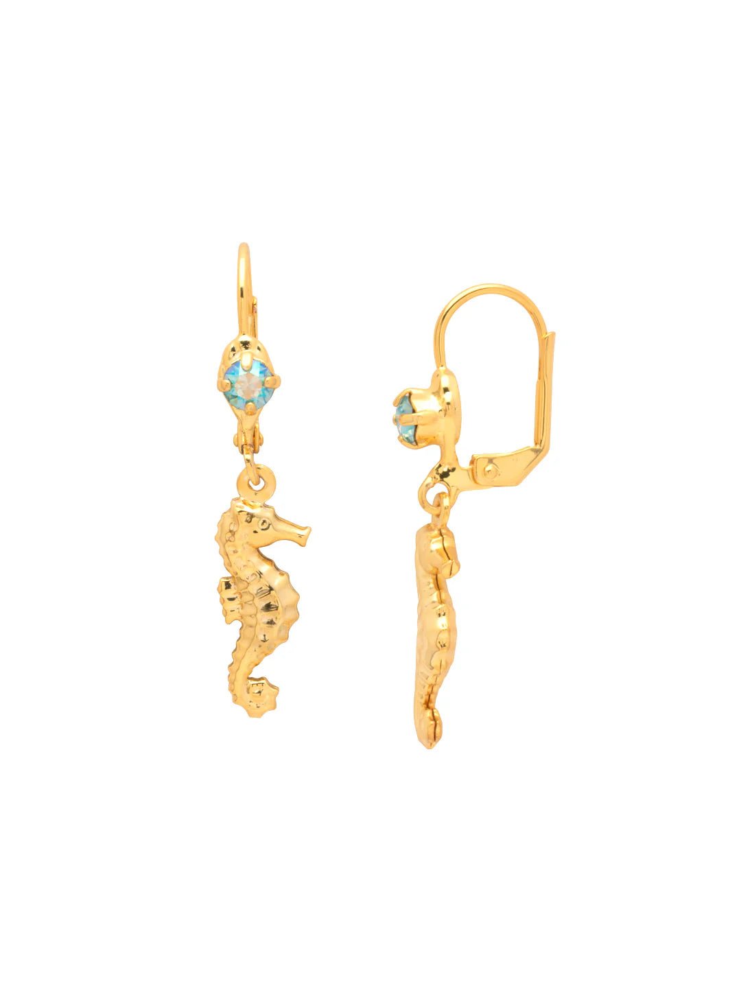 Sorrelli Seahorse Studded Dangle Earrings | Coastal Dreams - Juli's Wearable Art