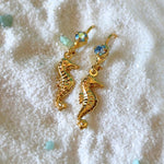 Sorrelli Seahorse Studded Dangle Earrings | Coastal Dreams - Juli's Wearable Art