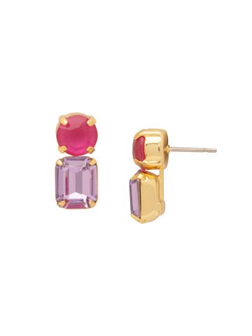Sorrelli Zelie Gold Dangle Earrings | Panama Rose - Juli's Wearable Art