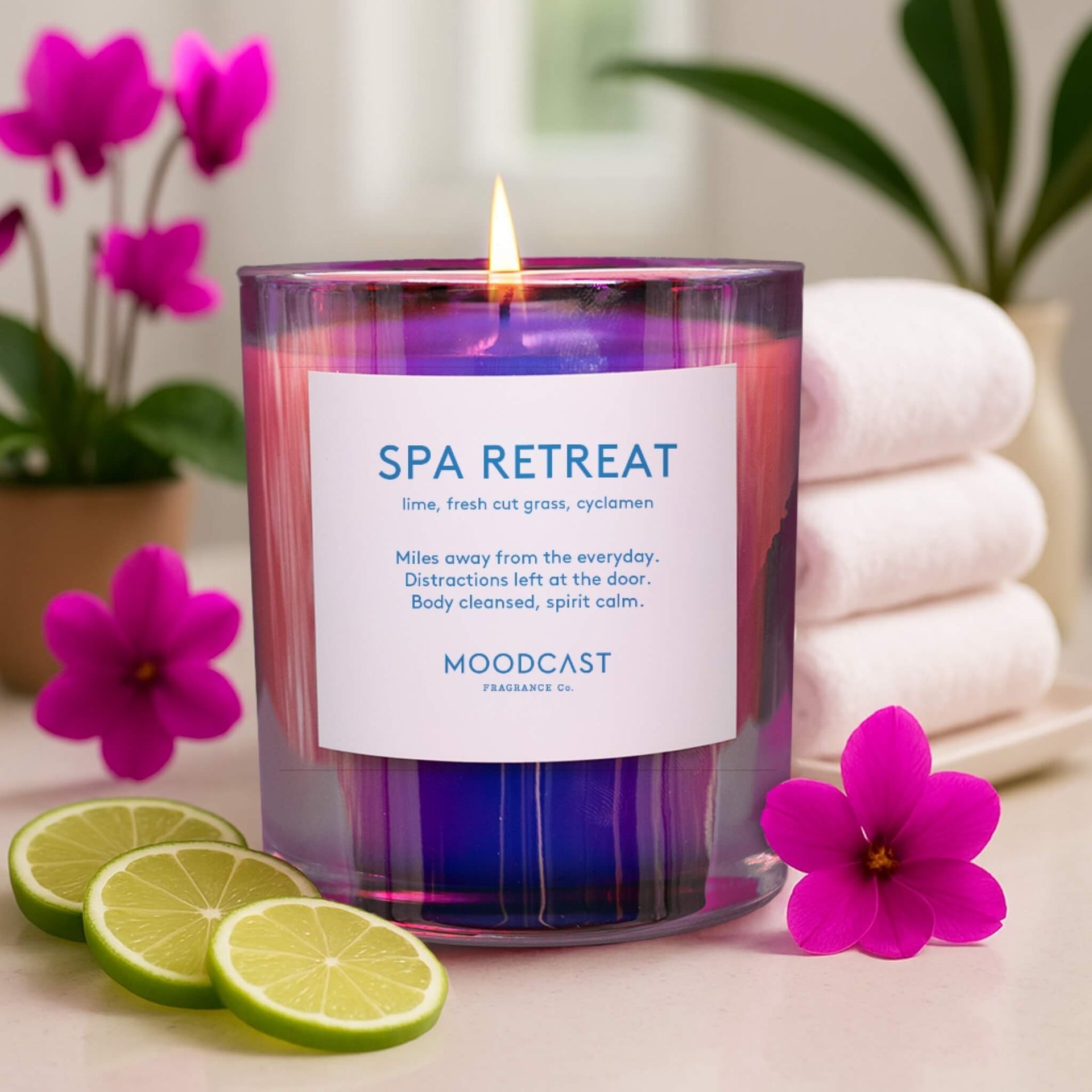 Spa Retreat Iridescent Candle | Vibes Collection