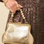 Spartina Cali Clutch | Gold - Juli's Wearable Art