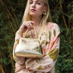 Spartina Cali Clutch | Gold - Juli's Wearable Art