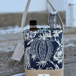 Spartina Double Wine Caddy| Fagler Blue - Juli's Wearable Art