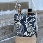 Spartina Double Wine Caddy| Fagler Blue - Juli's Wearable Art