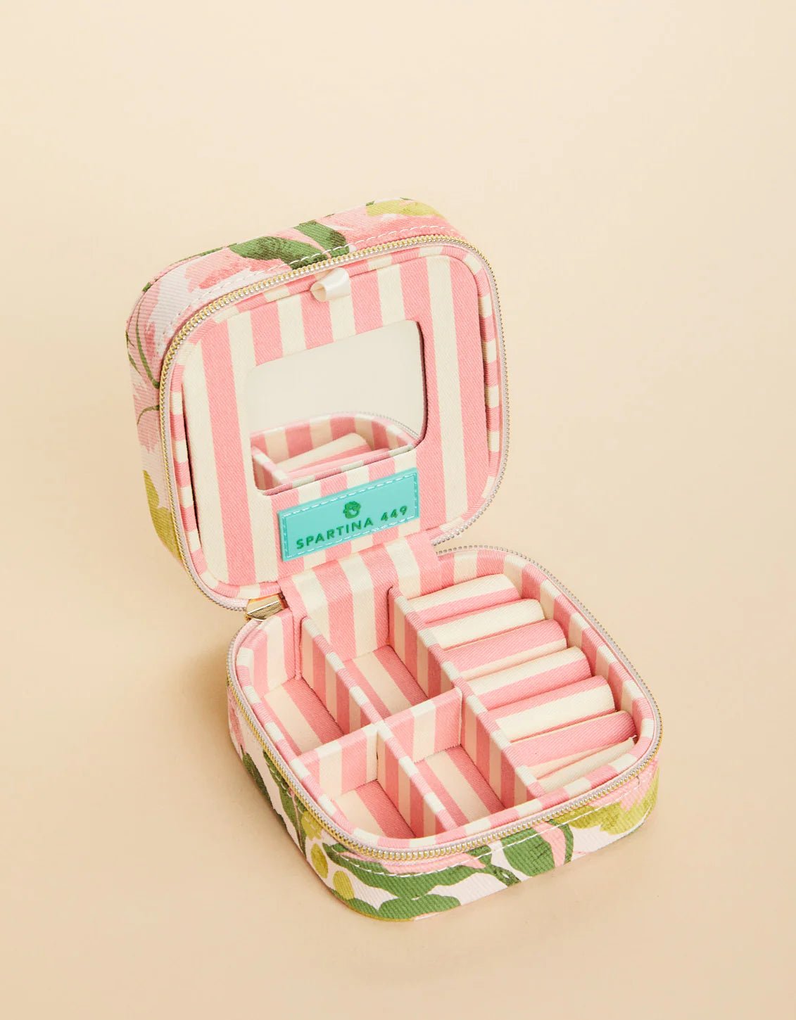 Spartina Jewelry Mirror Travel Case Palm Paradise - Juli's Wearable Art