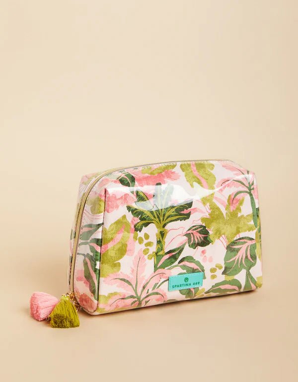 Spartina Large Cosmetic Pouch Palm Paradise