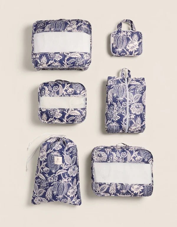 Spartina Packing Cubes | Flager Blue - Juli's Wearable Art