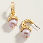Spartina Pearl Acorn Earrings | Bronze - Juli's Wearable Art