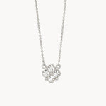 Spartina Sea La Vie Blessed Crystal Clover Necklace | Silver - Juli's Wearable Art
