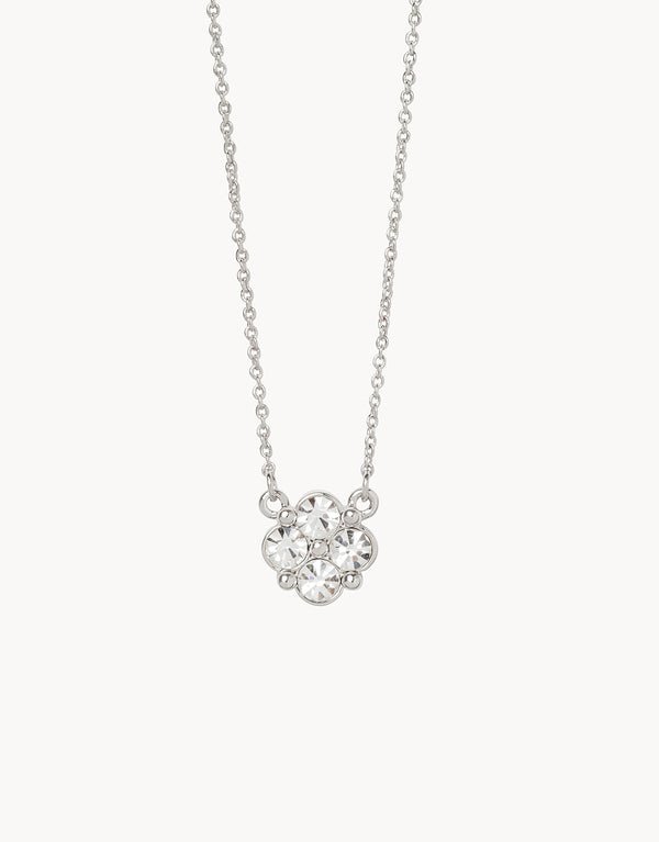 Spartina Sea La Vie Blessed Crystal Clover Necklace | Silver - Juli's Wearable Art