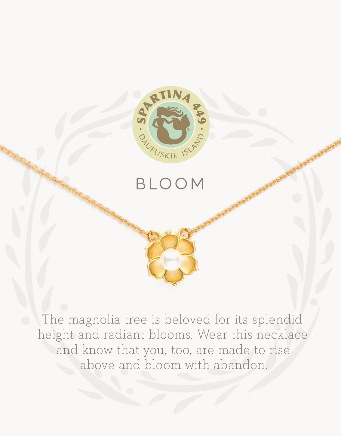 Spartina Sea La Vie Bloom Magnolia Necklace - Juli's Wearable Art