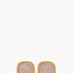 Spartina Sea La Vie Breathe Cream Druzy Stud Earrings | Gold - Juli's Wearable Art