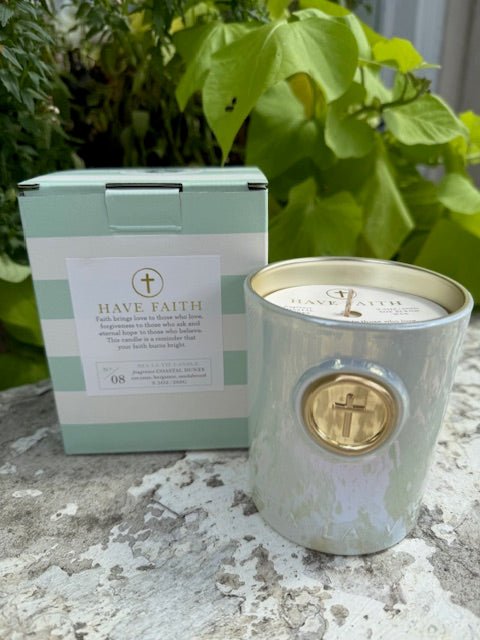 Spartina Sea La Vie Candle - Have Faith - Juli's Wearable Art