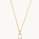 Spartina Sea La Vie Find Peace Pearl Necklace | Gold - Juli's Wearable Art