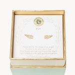 Spartina Sea La Vie Fly Wings Stud Earrings | Gold - Juli's Wearable Art