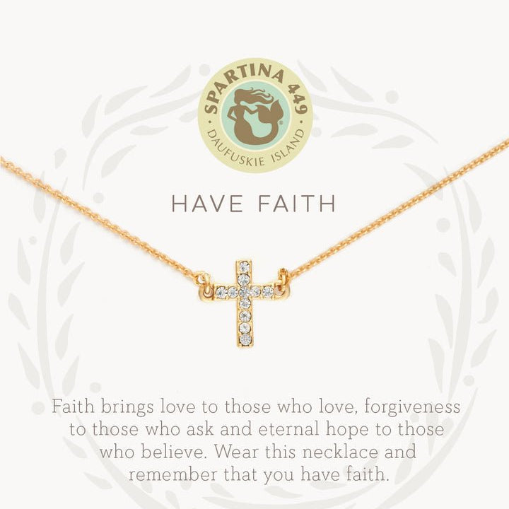 Spartina Sea La Vie Have Faith Cross Necklace - Juli's Wearable Art