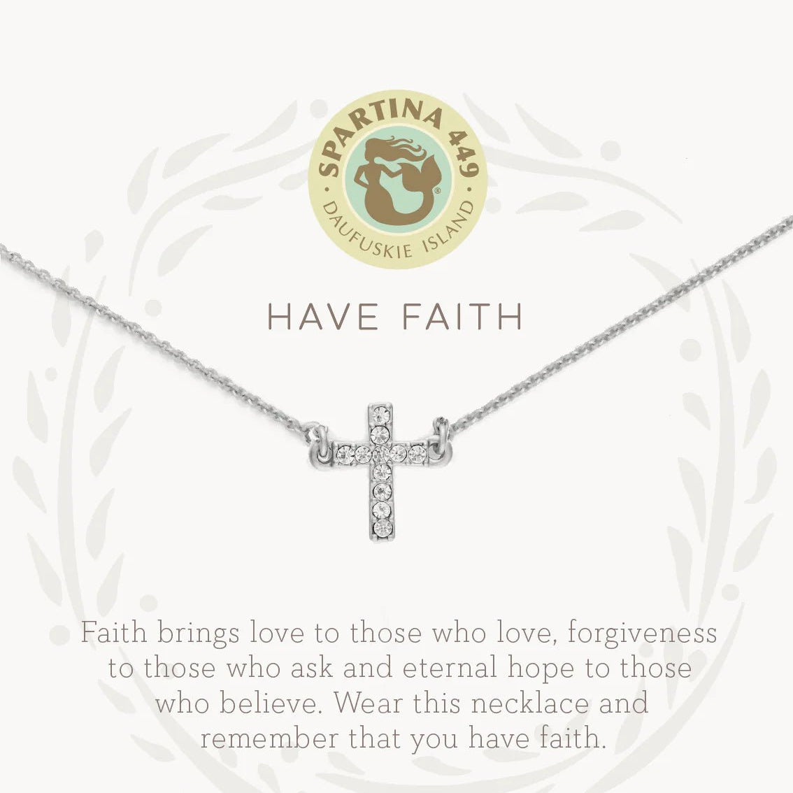 Spartina Sea La Vie Have Faith Cross Necklace - Juli's Wearable Art