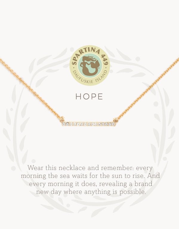 Spartina Sea La Vie Hope Horizon Necklace | Gold - Juli's Wearable Art