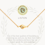 Spartina Sea La Vie Listen Shell Necklace | Gold - Juli's Wearable Art