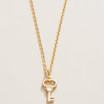 Spartina Sea La Vie Necklace 18" Best Friends + Heart Key | Gold | Set - Juli's Wearable Art