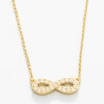 Spartina Sea La Vie Necklace Eternally Grateful | Infinity | Gold - Juli's Wearable Art