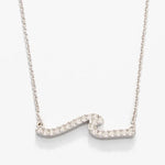 Spartina Sea La Vie Necklace Hope Floats Wave | Silver - Juli's Wearable Art