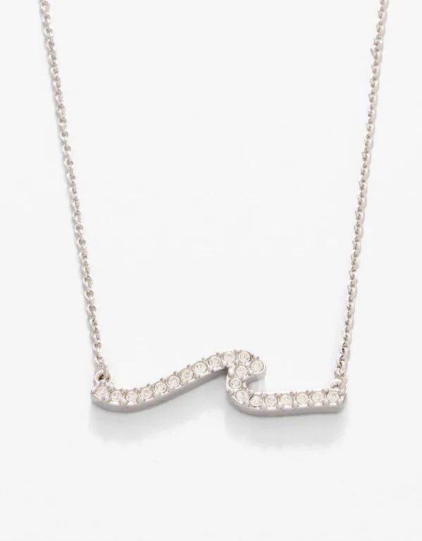 Spartina Sea La Vie Necklace Hope Floats Wave | Silver - Juli's Wearable Art
