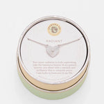 Spartina Sea La Vie Necklace Radiant/Mother - of - Pearl Heart | Silver - Juli's Wearable Art