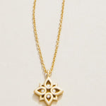 Spartina Sea La Vie Never Give Up Lotus Necklace | Gold - Juli's Wearable Art