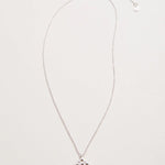Spartina Sea La Vie Never Give Up Lotus Necklace | Silver - Juli's Wearable Art