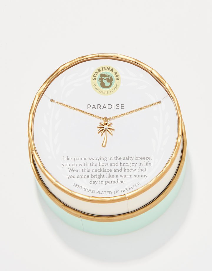 Spartina Sea La Vie Paradise Palm Tree Necklace - Juli's Wearable Art