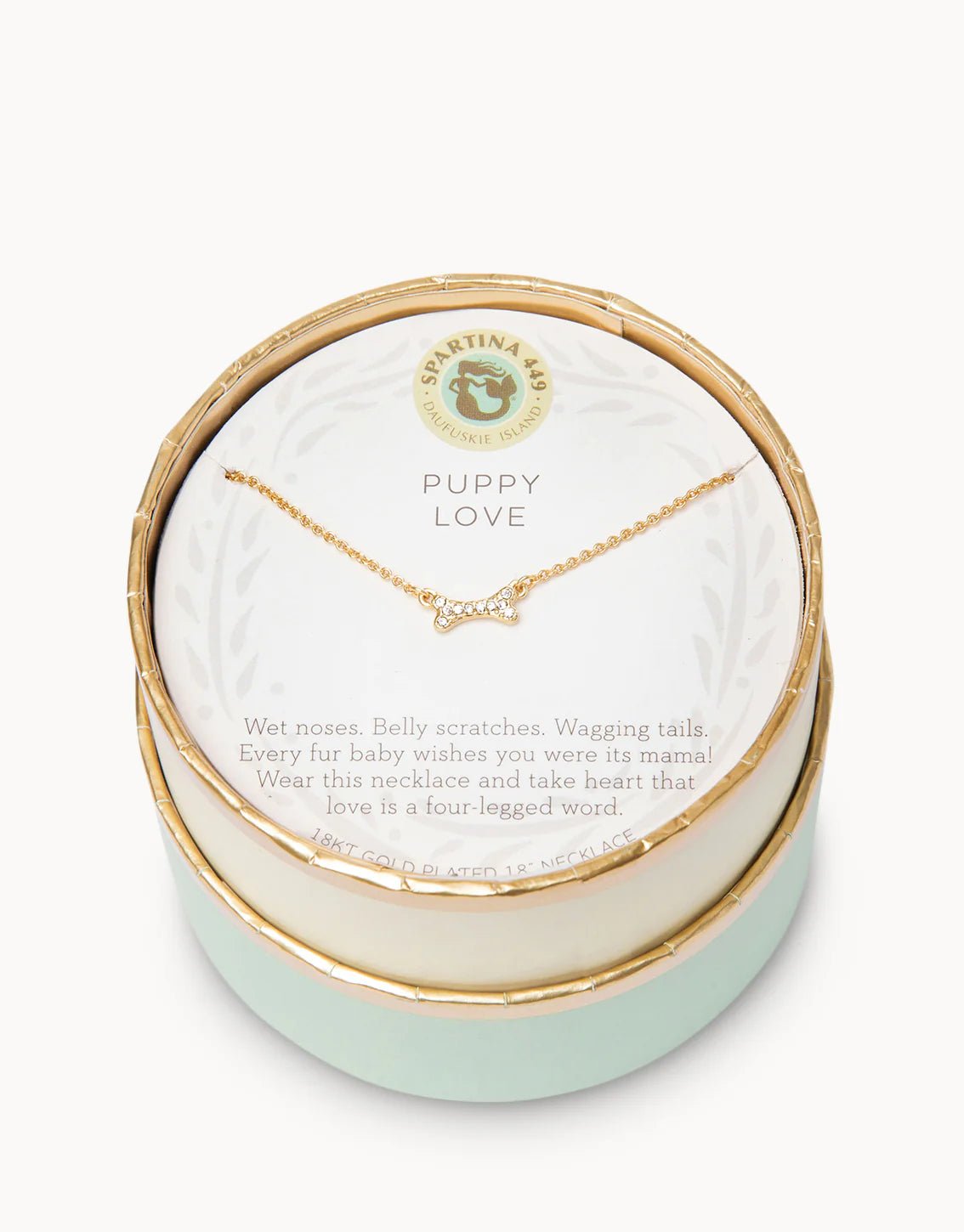 Spartina Sea La Vie Puppy Love Bone Necklace - Juli's Wearable Art
